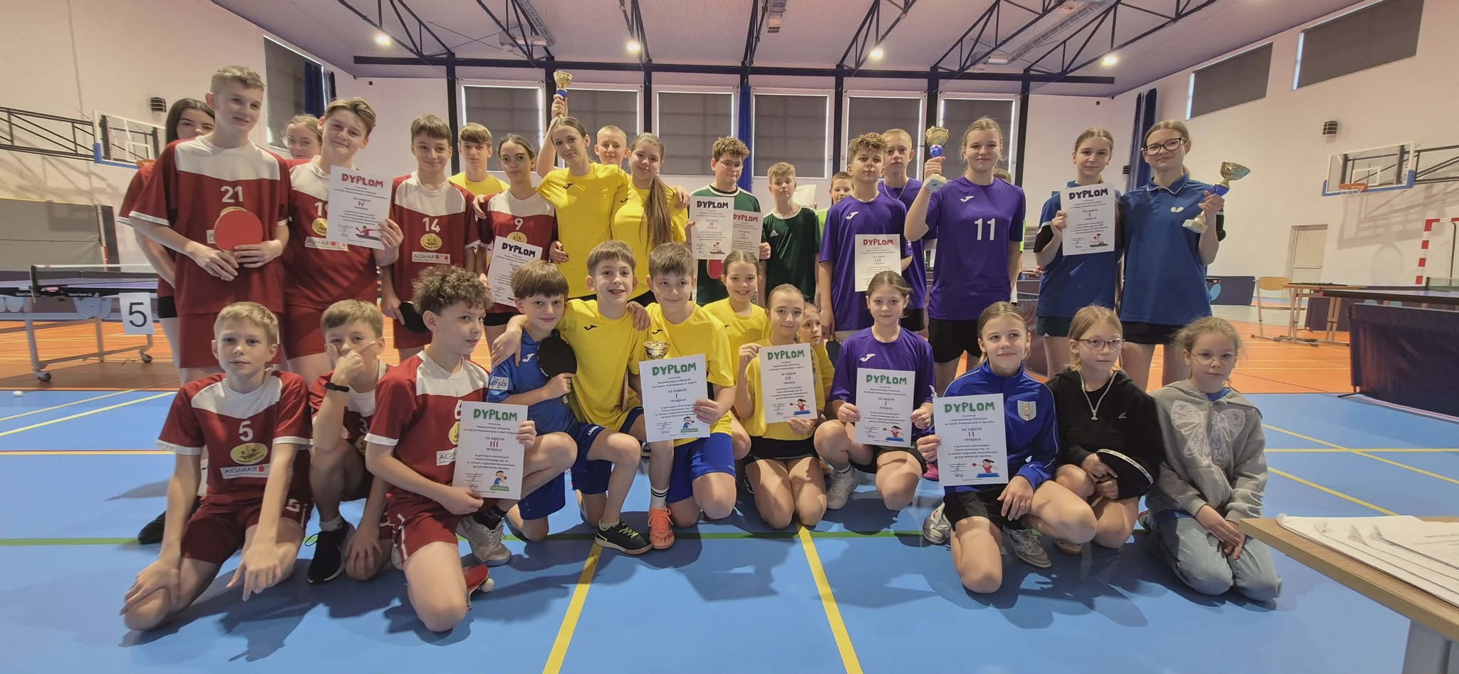 Wyniki Gminnych Eliminacji Tenisa Stołowego